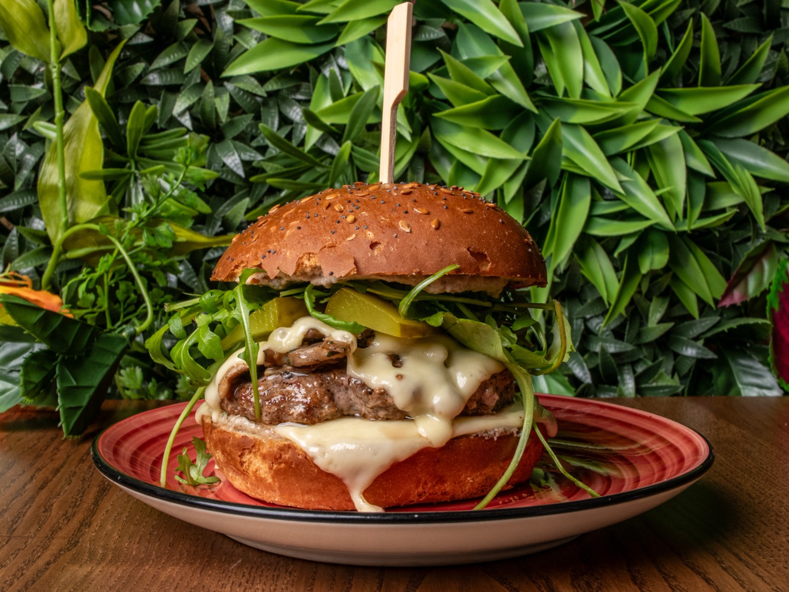Double Swiss Alps Burger