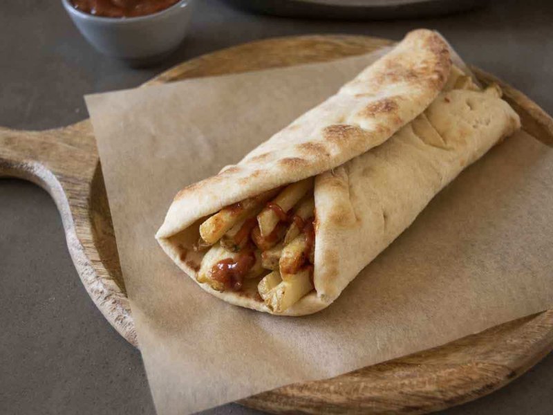Chips in Tortilla Wrap