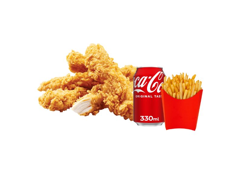 5 Pcs Chicken Strips Meal