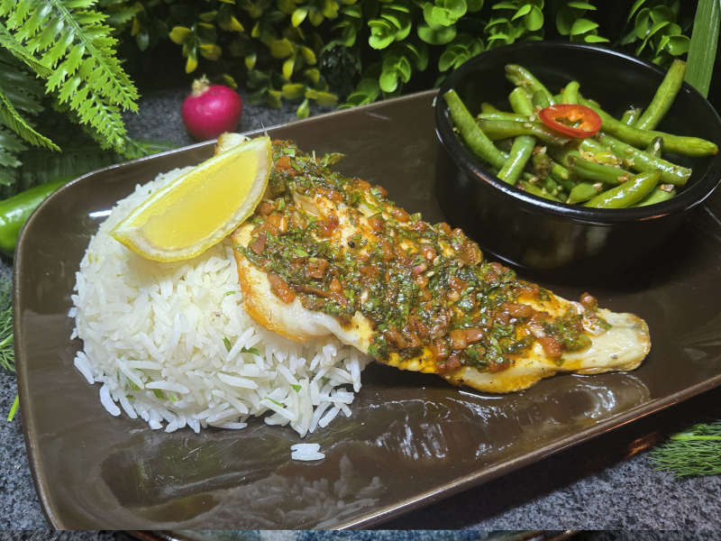 Charmoula Sea Bass