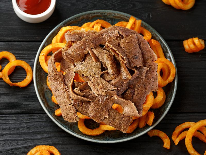 Doner Meat & Curly Fries